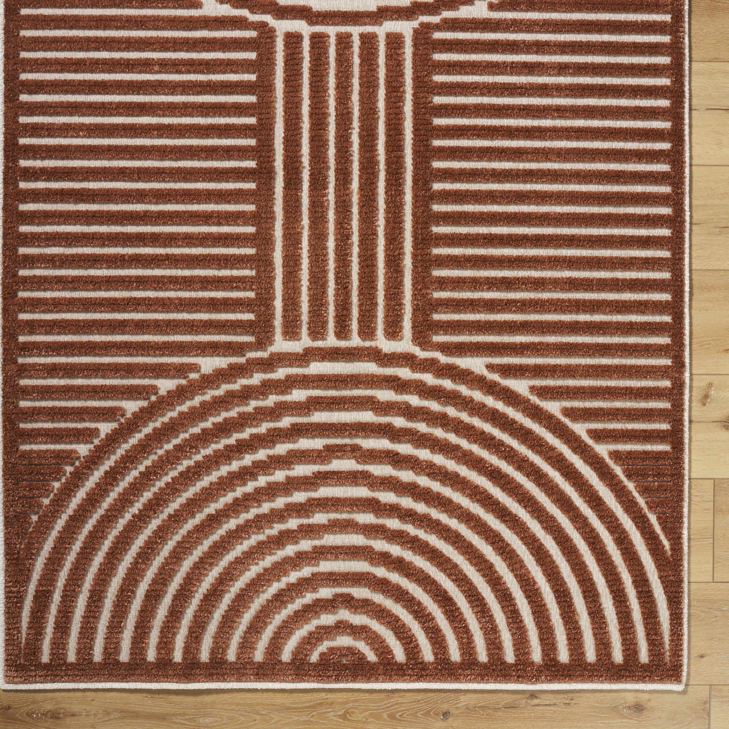 Deron Brown Washable Area Rug - Tree of Life