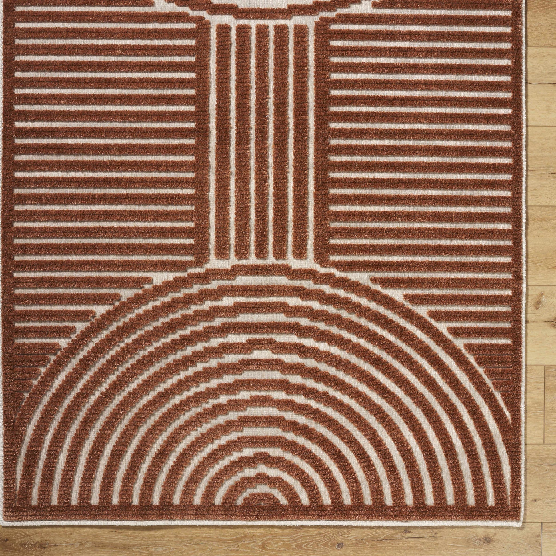 Deron Brown Washable Area Rug - Tree of Life