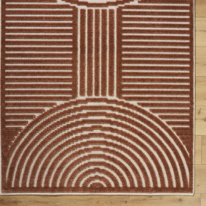 Deron Brown Washable Area Rug - Tree of Life