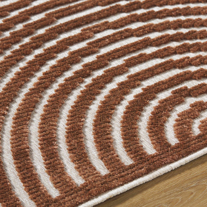 Deron Brown Washable Area Rug - Tree of Life