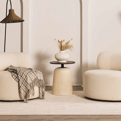 Gowan Beige Area Rug - Tree of Life