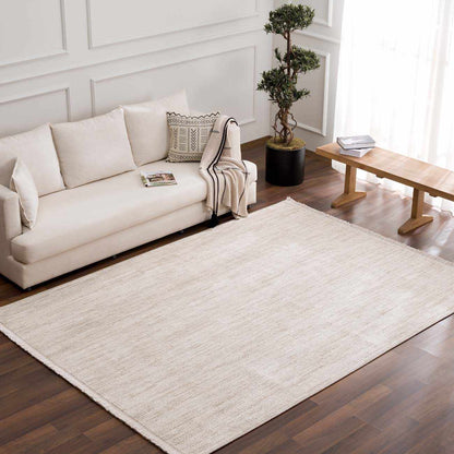 Gowan Beige Area Rug - Tree of Life