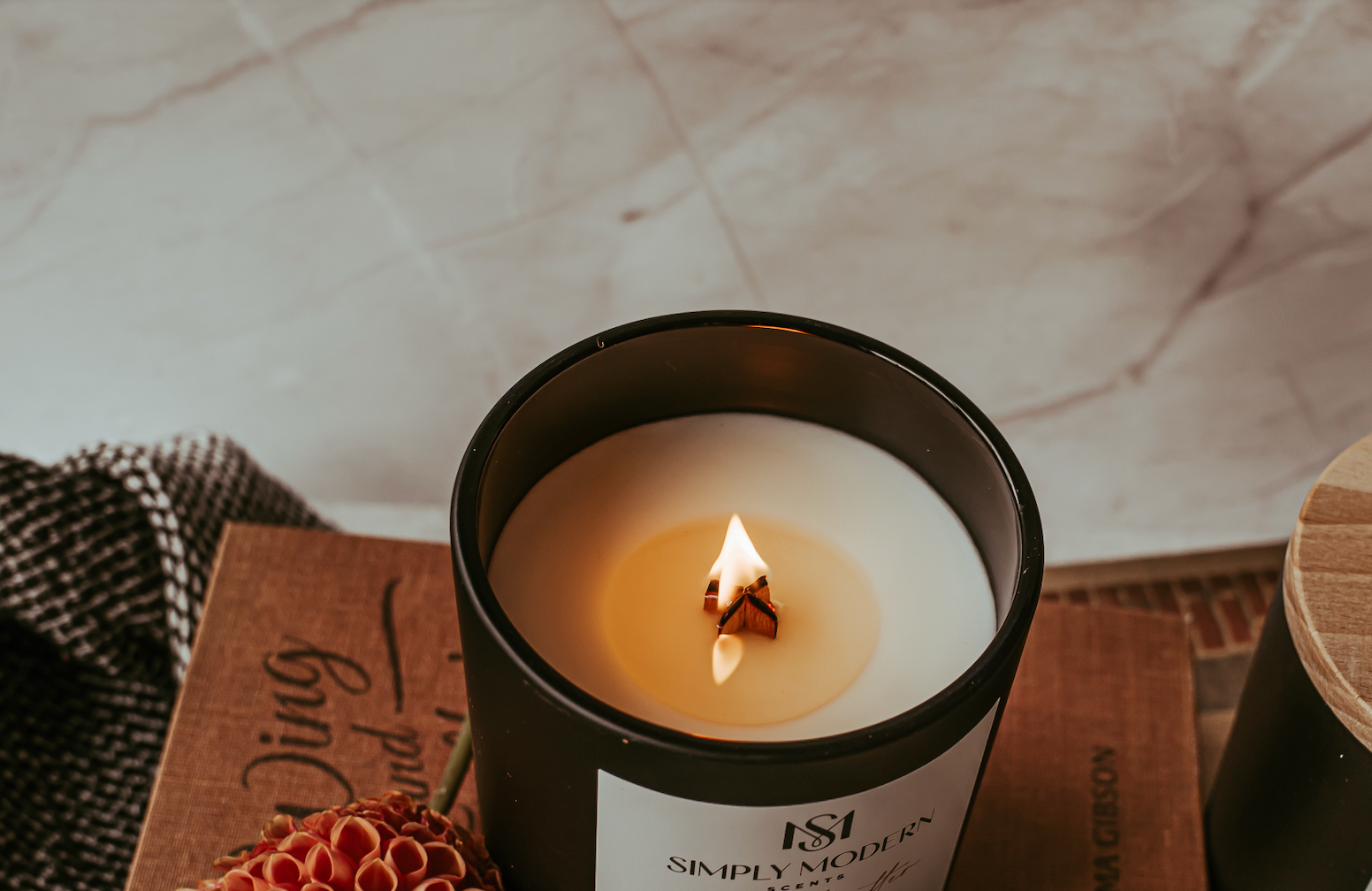 Volcano Sunrise | Wood-Wick Coconut Soy Wax Candle - Tree of Life