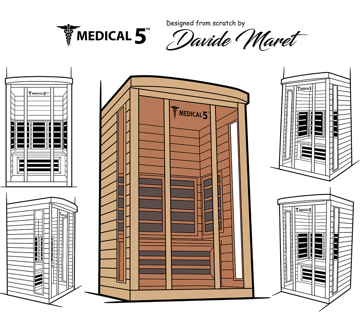 3 Person Home Infrared Sauna | Medical 5™ - Tree of Life