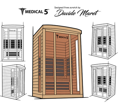 3 Person Home Infrared Sauna | Medical 5™ - Tree of Life
