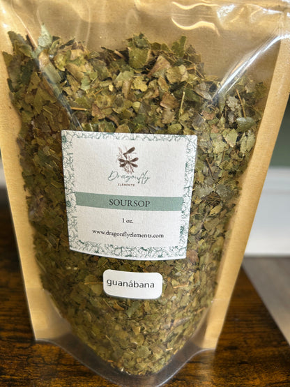 Organic Soursop Leaf Coarse Cut - Tree of Life