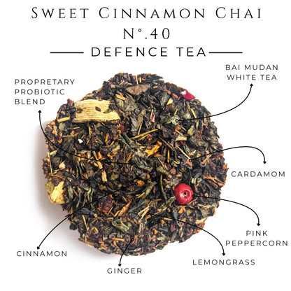 Sweet Cinnamon Chai No. 40 – Spiced Probiotic White Tea Discs - Tree of Life