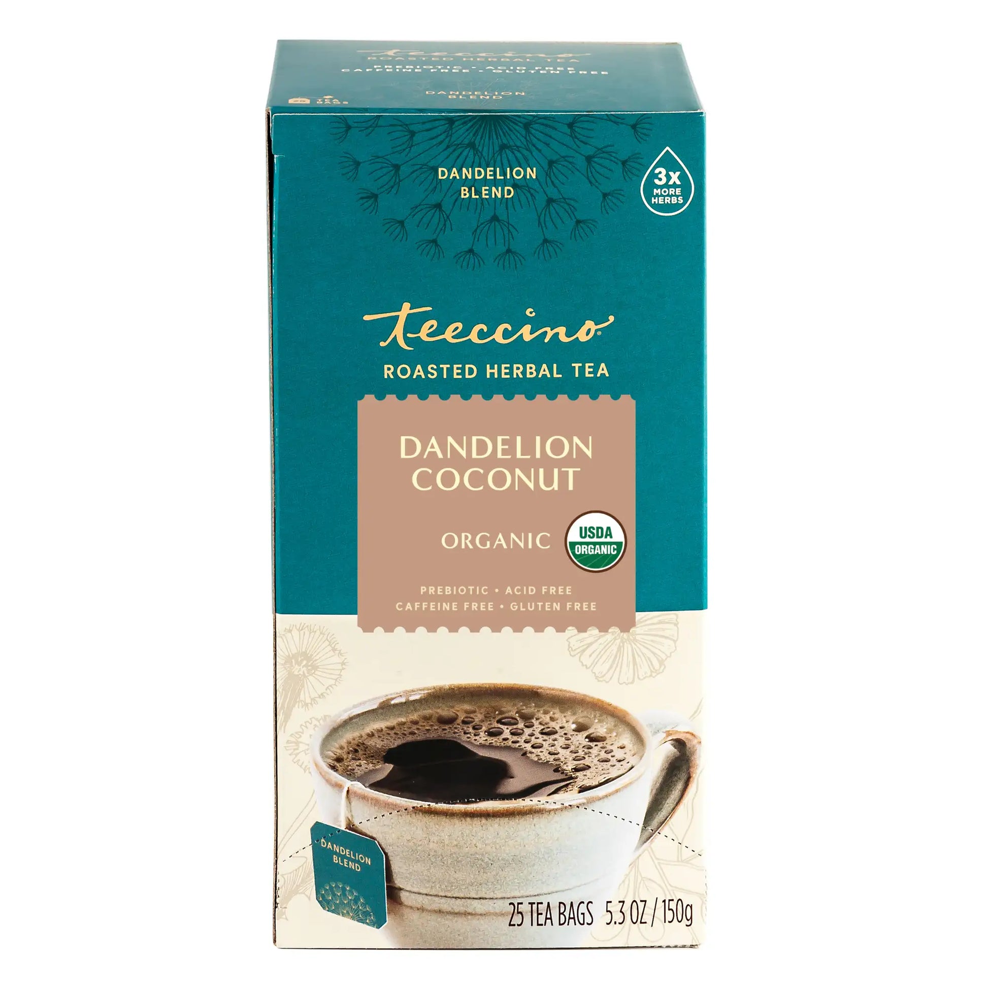 Dandelion Coconut Roasted Herbal Tea - Tree of Life