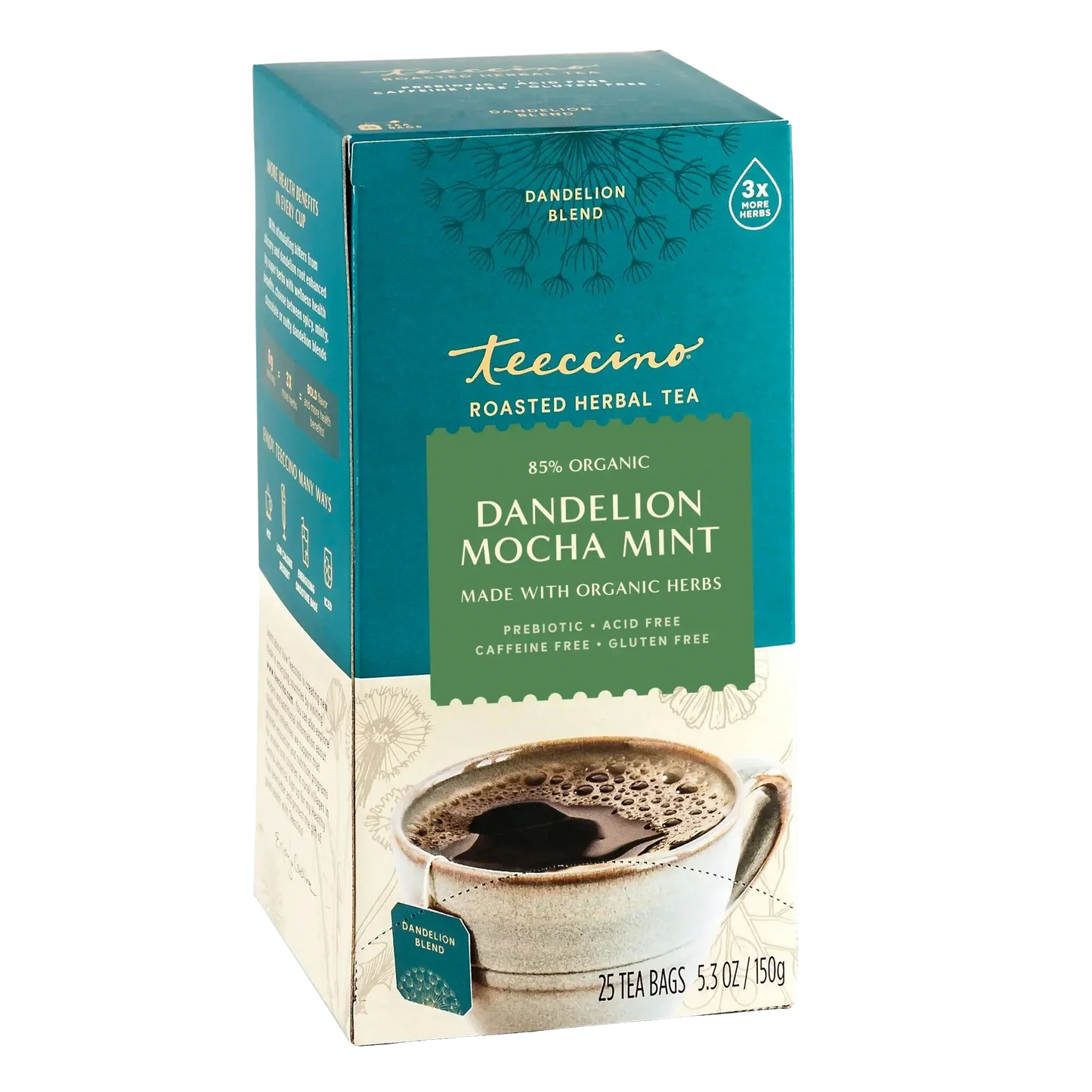 Dandelion Mocha Mint Roasted Herbal Tea - Tree of Life