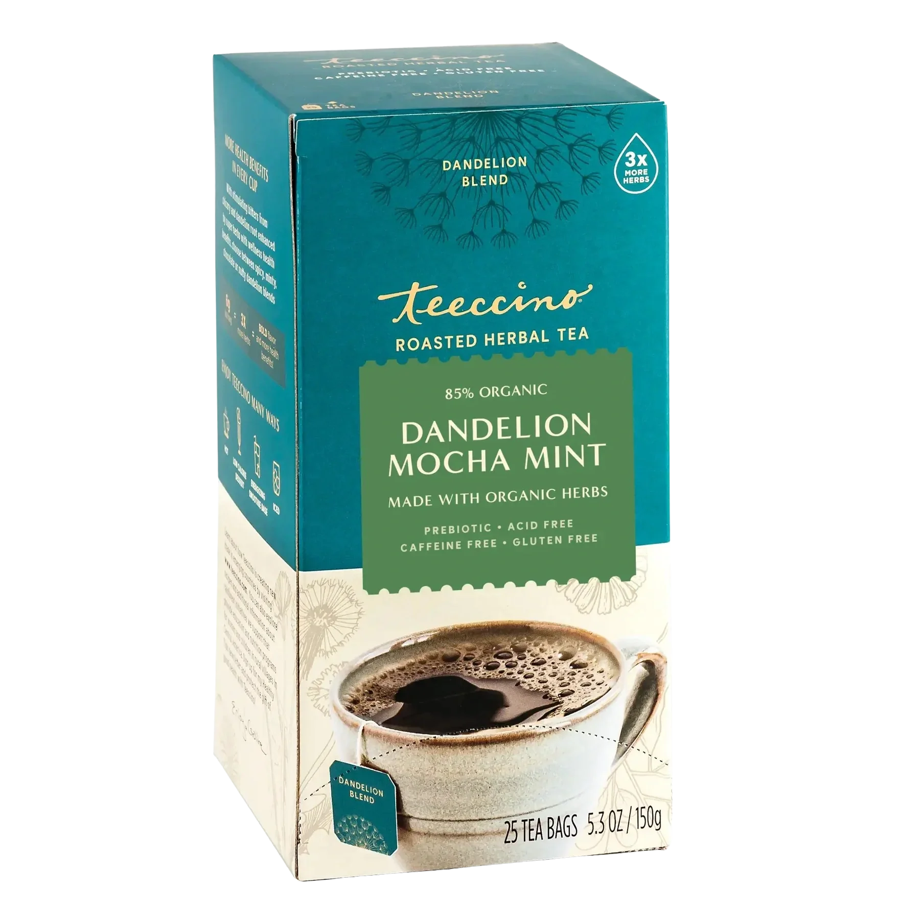 Dandelion Mocha Mint Roasted Herbal Tea - Tree of Life