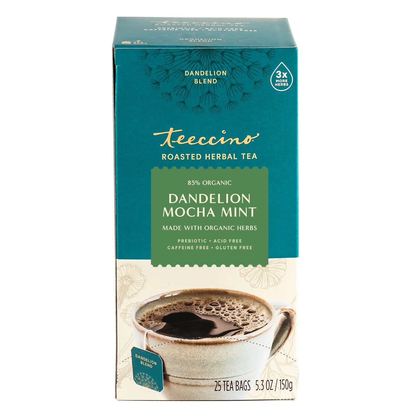 Dandelion Mocha Mint Roasted Herbal Tea - Tree of Life