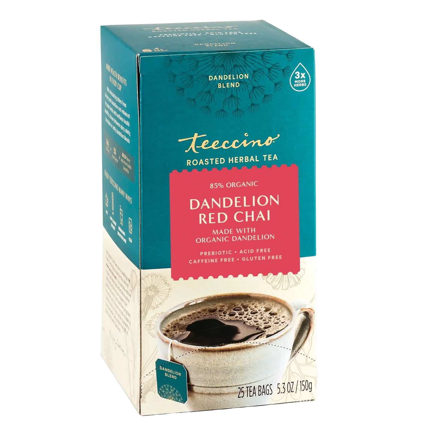 Dandelion Red Chai Roasted Herbal Tea - Tree of Life
