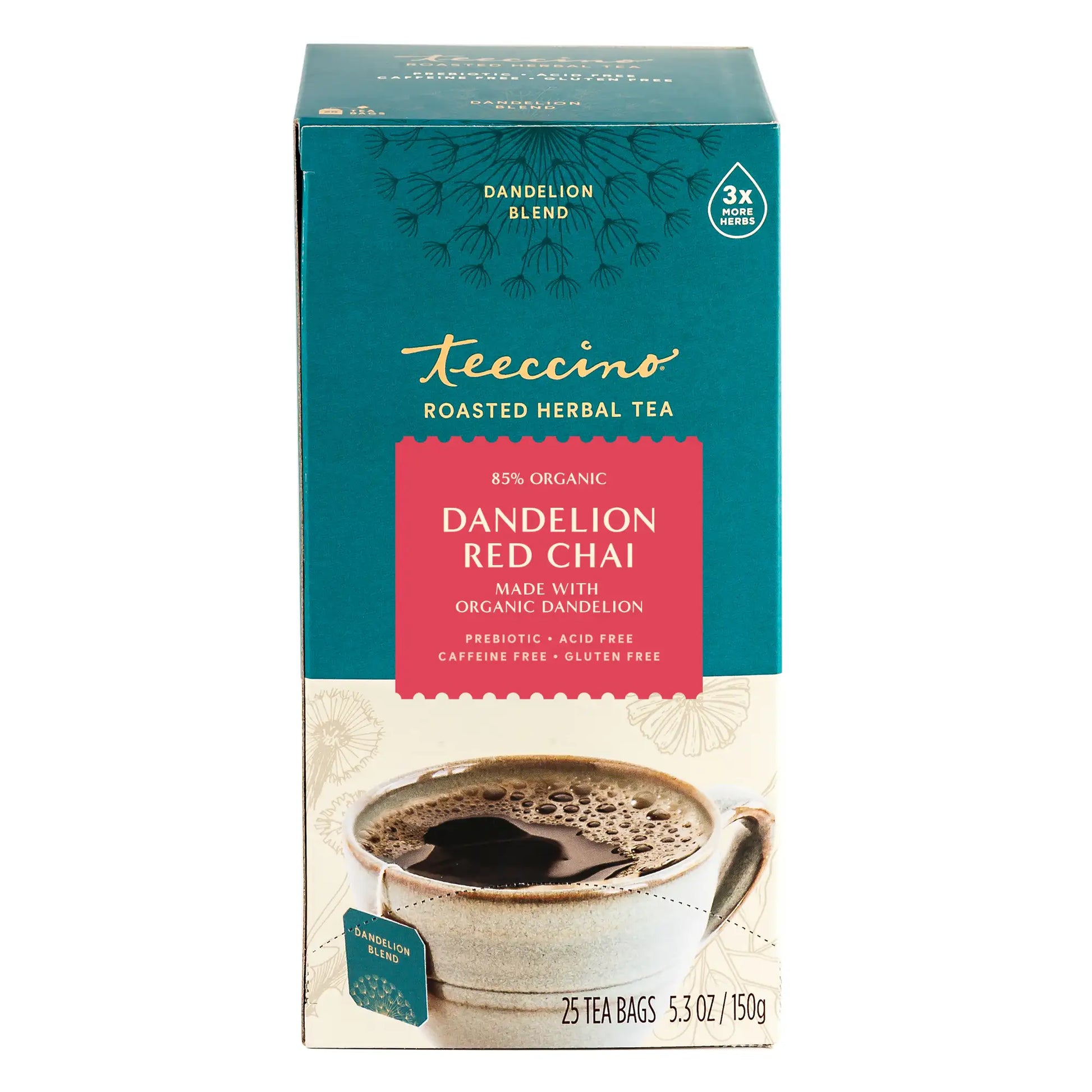 Dandelion Red Chai Roasted Herbal Tea - Tree of Life