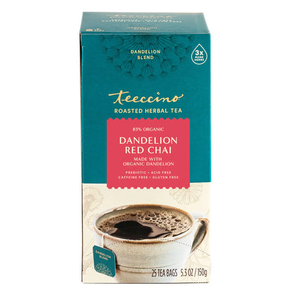 Dandelion Red Chai Roasted Herbal Tea - Tree of Life