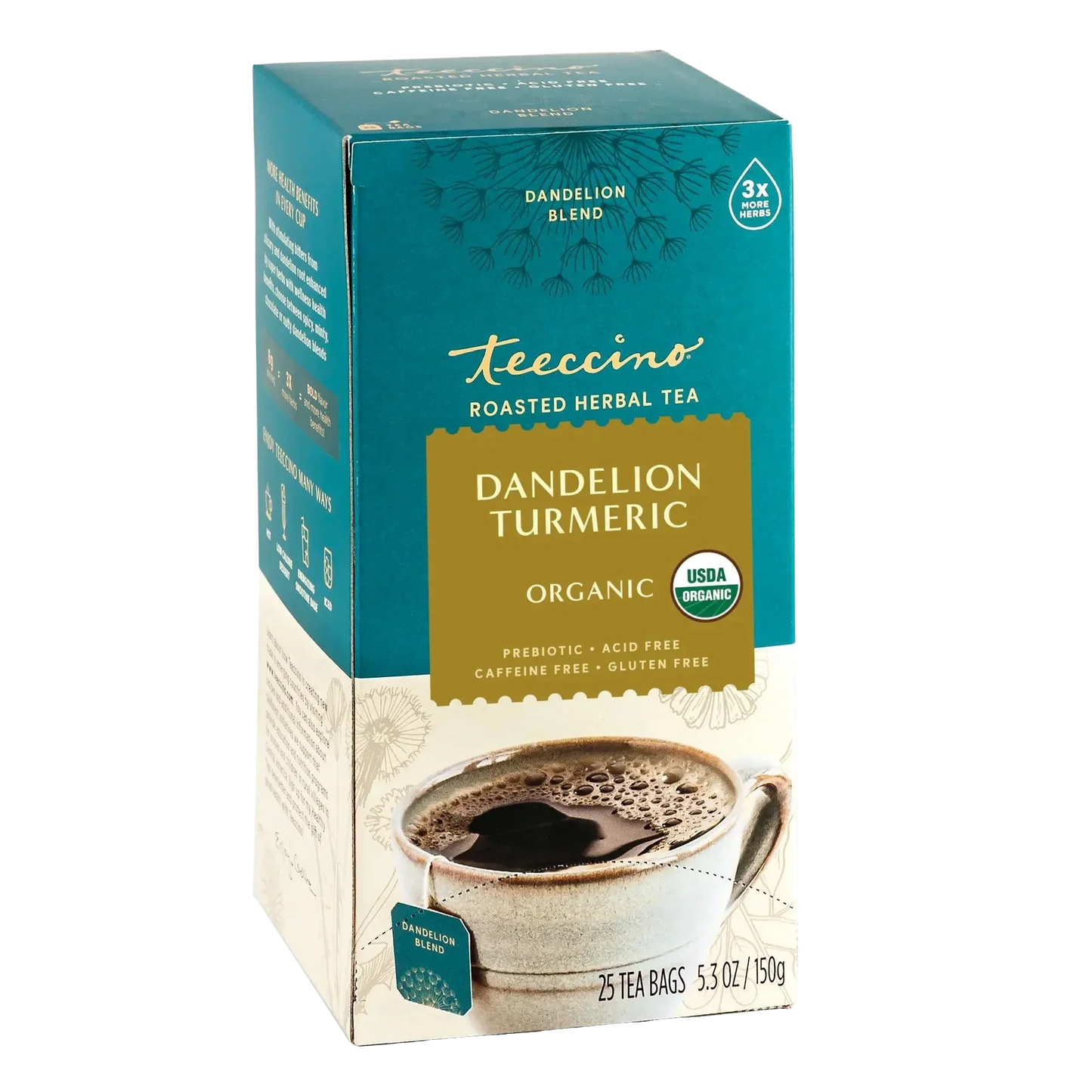 Dandelion Turmeric Roasted Herbal Tea - Tree of Life