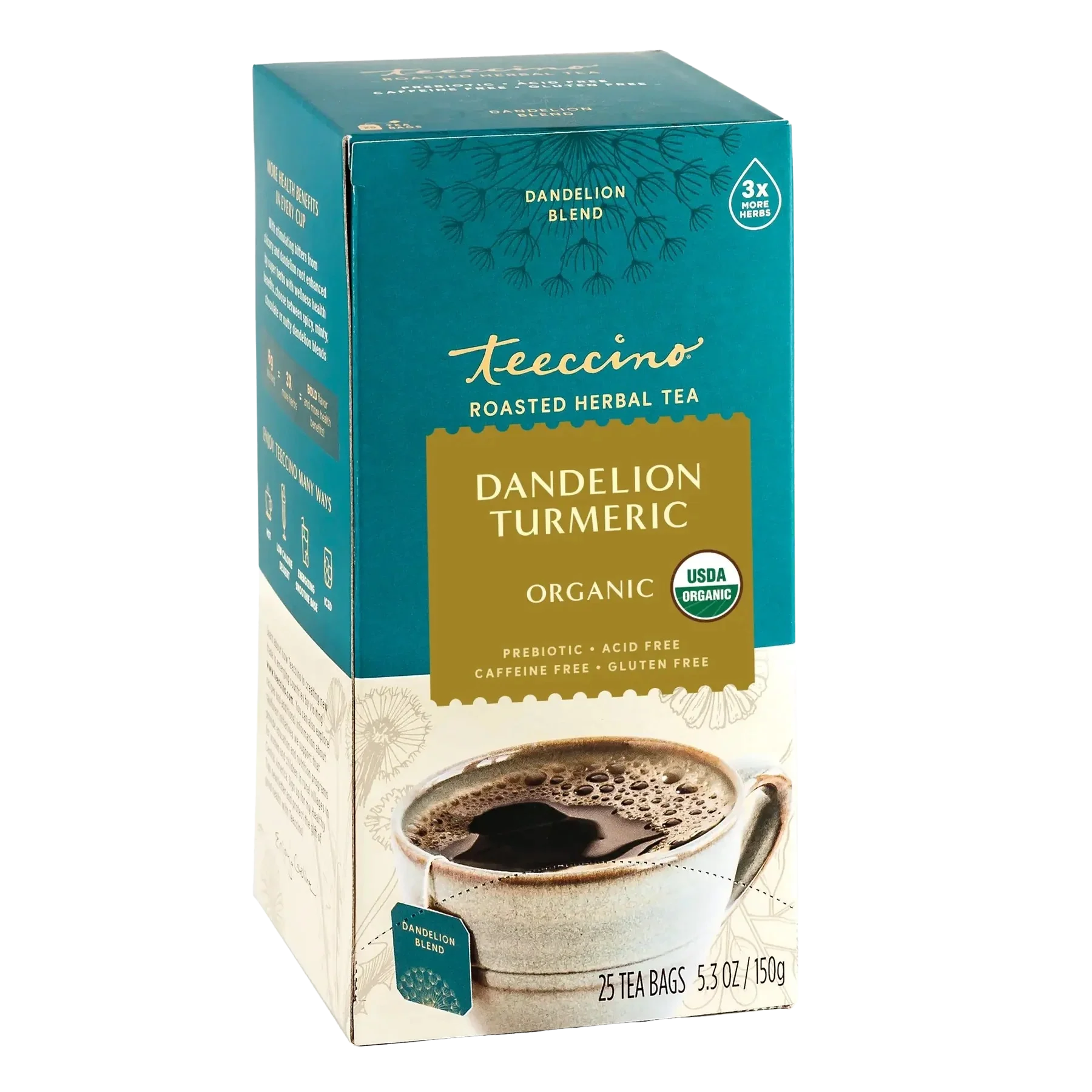 Dandelion Turmeric Roasted Herbal Tea - Tree of Life