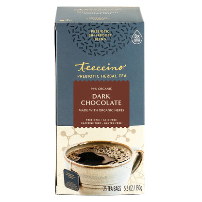 Dark Chocolate Prebiotic SuperBoost Herbal Tea - Tree of Life