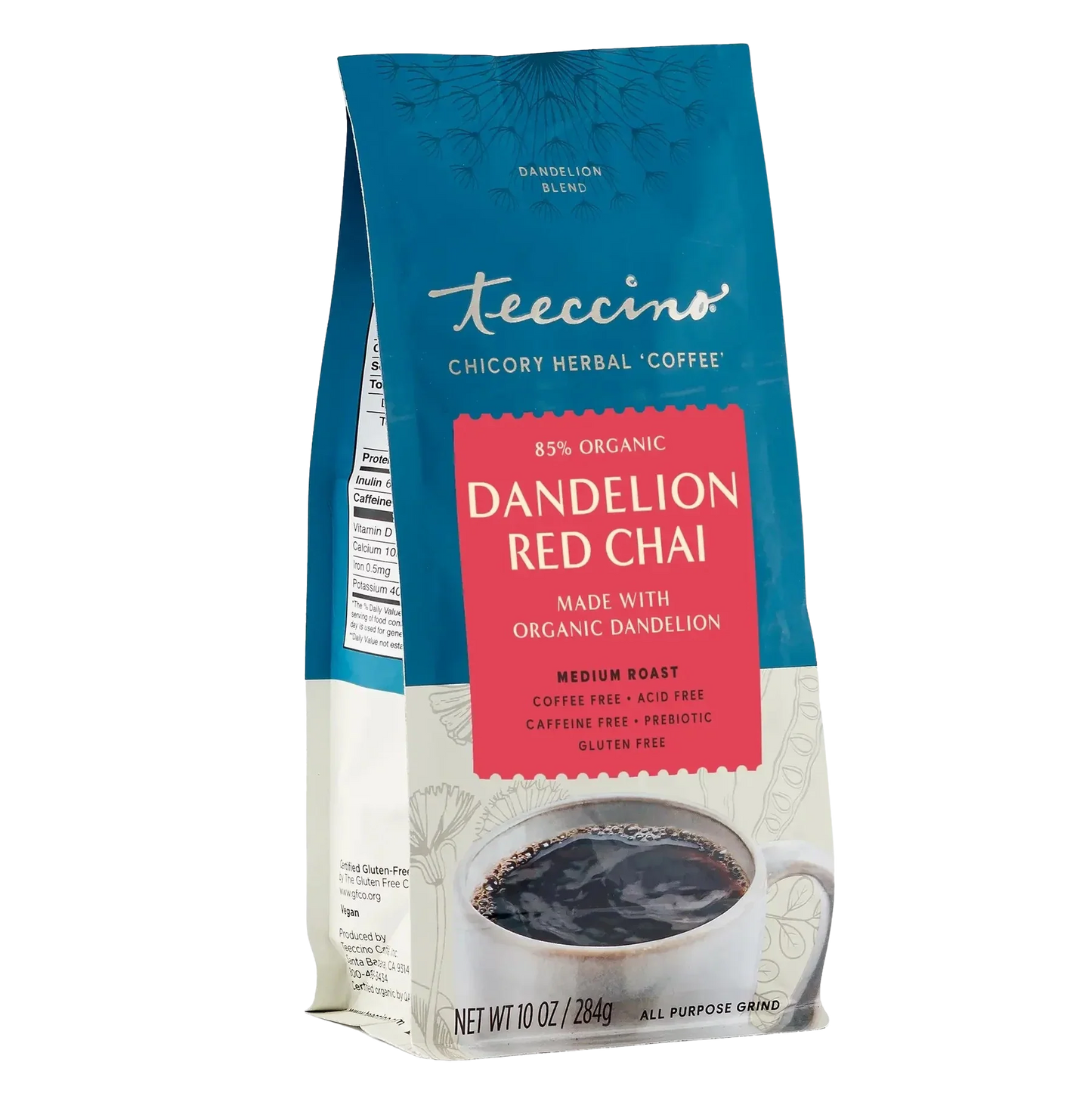 Dandelion Red Chai Herbal Coffee - Tree of Life
