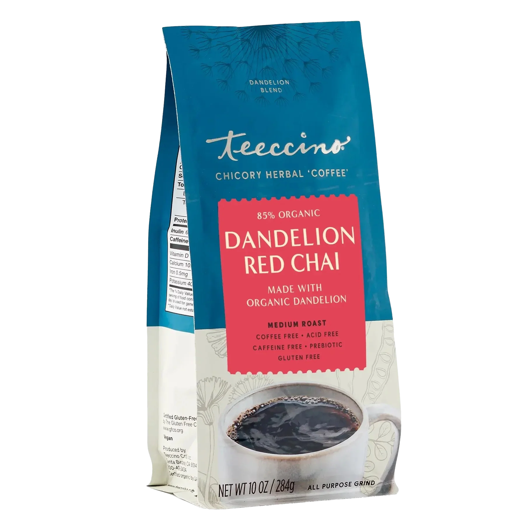 Dandelion Red Chai Herbal Coffee - Tree of Life