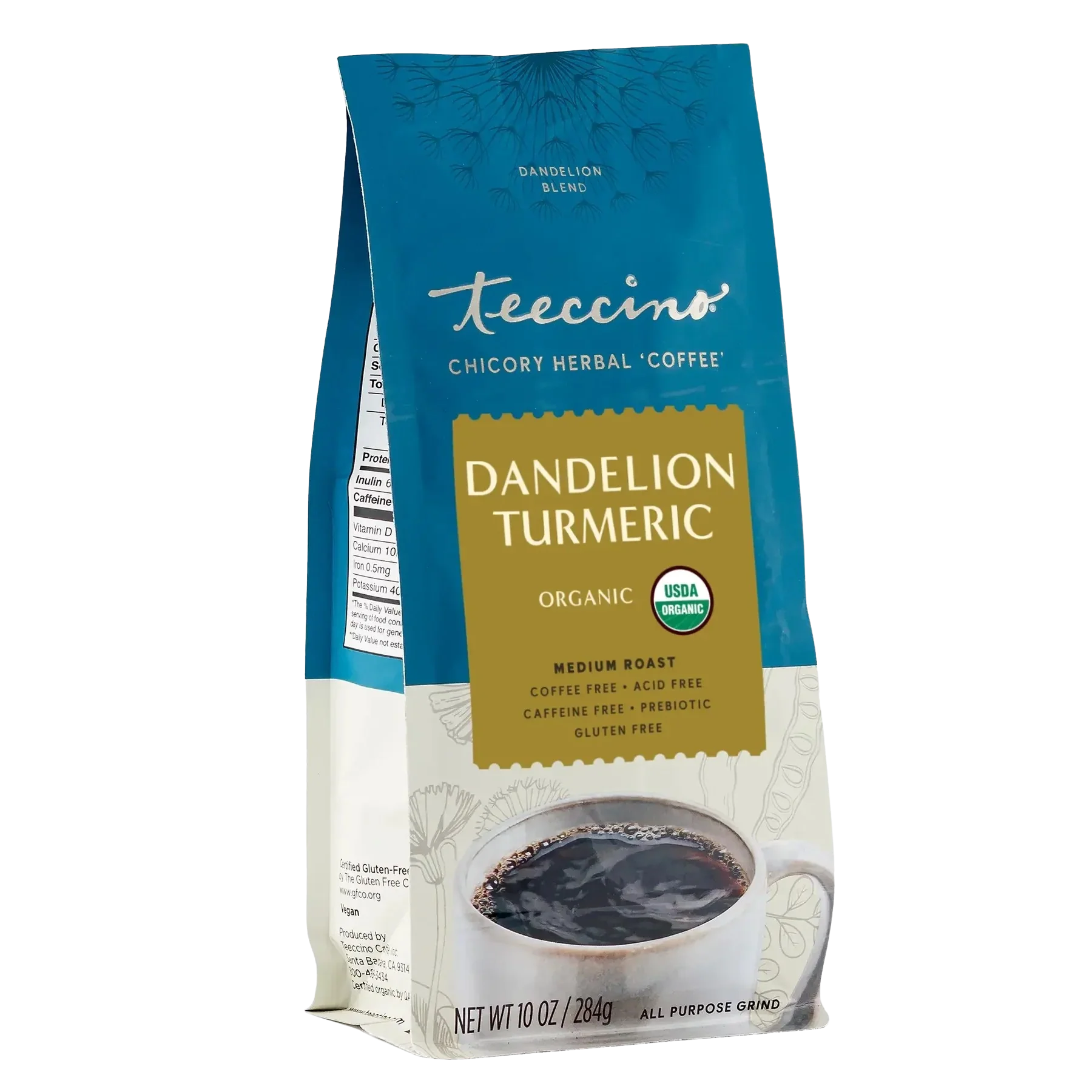 Dandelion Turmeric Herbal Coffee - Tree of Life