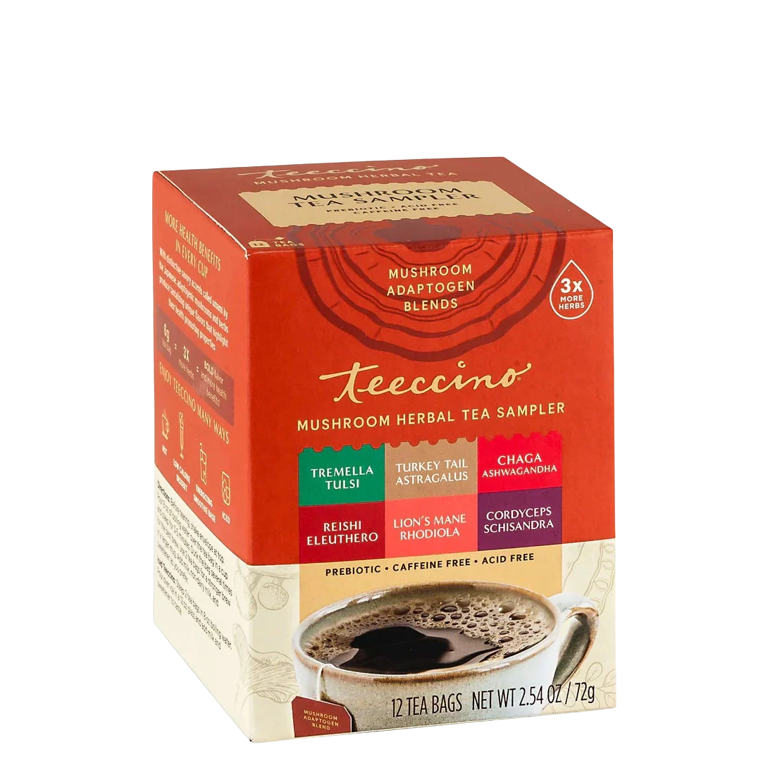 Mushroom Adaptogen Herbal Tea Sampler Box - Tree of Life