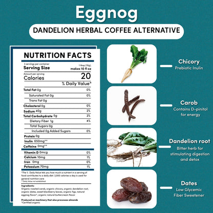 Holiday Eggnog Herbal Coffee - Tree of Life