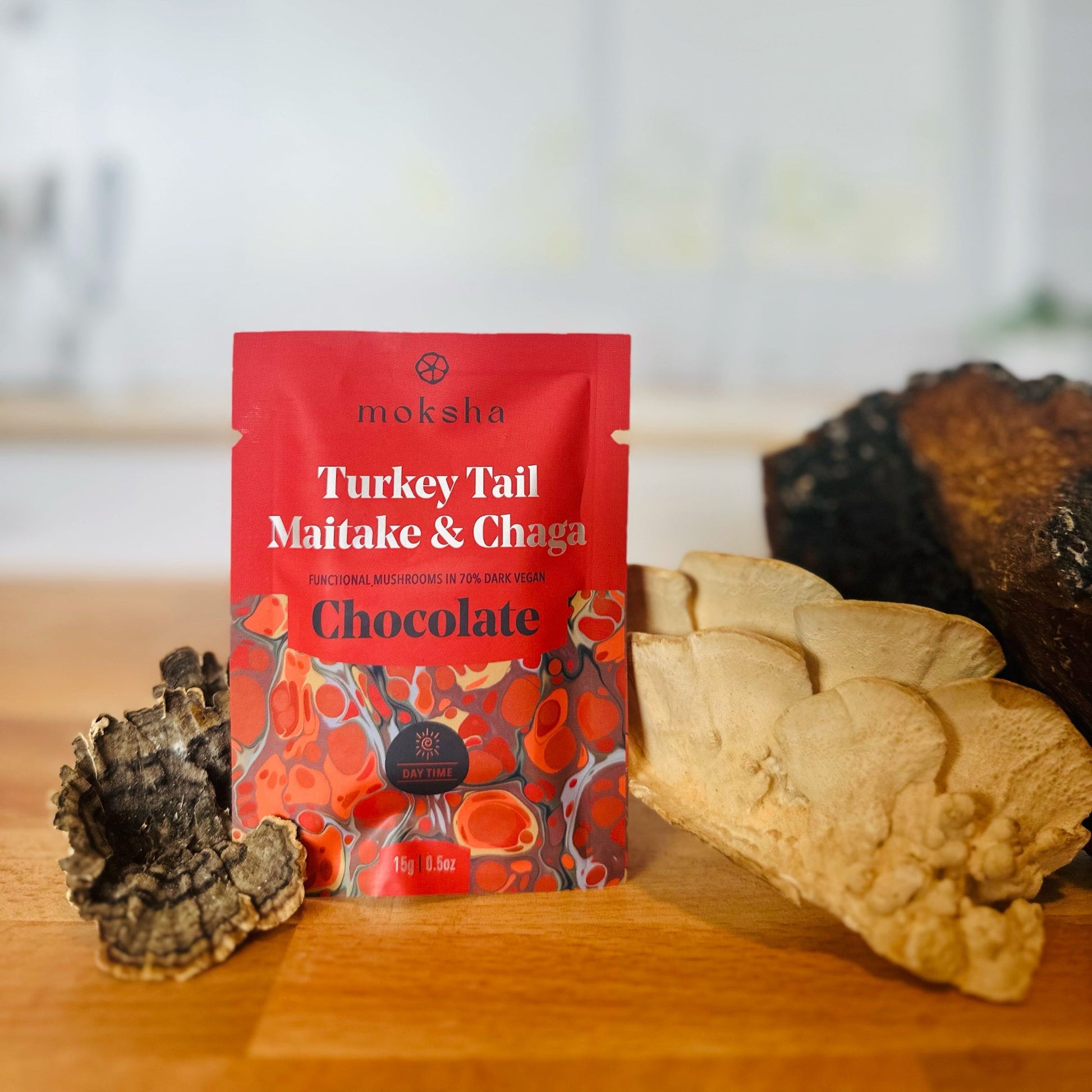 Forest Reserve™ Turkey Tail, Maitake, & Chaga Mushroom Chocolate Squares - Tree of Life