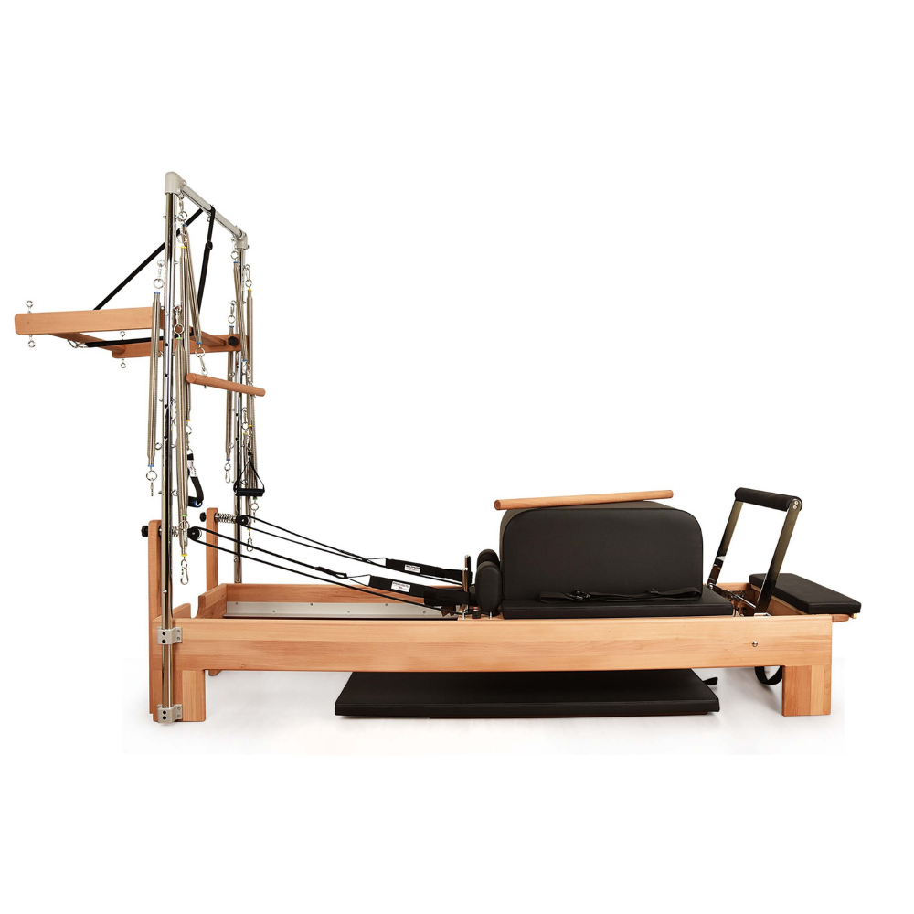 Private Pilates Premium Wood Reformer-Tower Bundle - Tree of Life