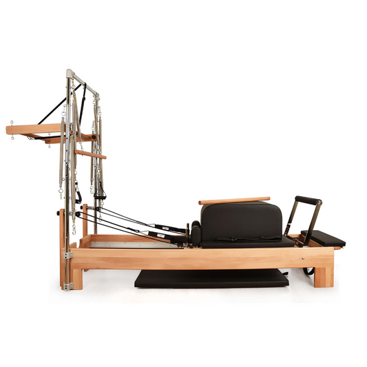 Private Pilates Premium Wood Reformer-Tower Bundle - Tree of Life