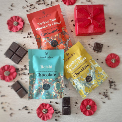Mountain Reserve™ Trio - Mushroom Chocolate Tasting Sampler for Daily Vitality - Tree of Life