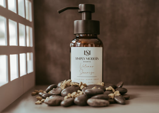 Volcano Sunrise Foaming Hand Soap | Amber Glass Bottle - Tree of Life