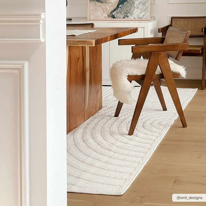 Deron White Washable 3D Rug - Tree of Life