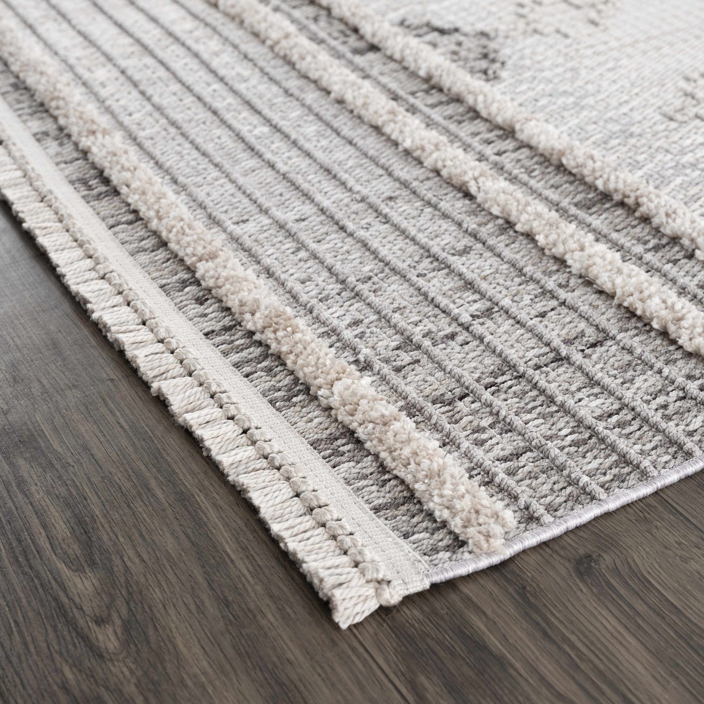 Amaga High-Low Rustic Rug - Tree of Life