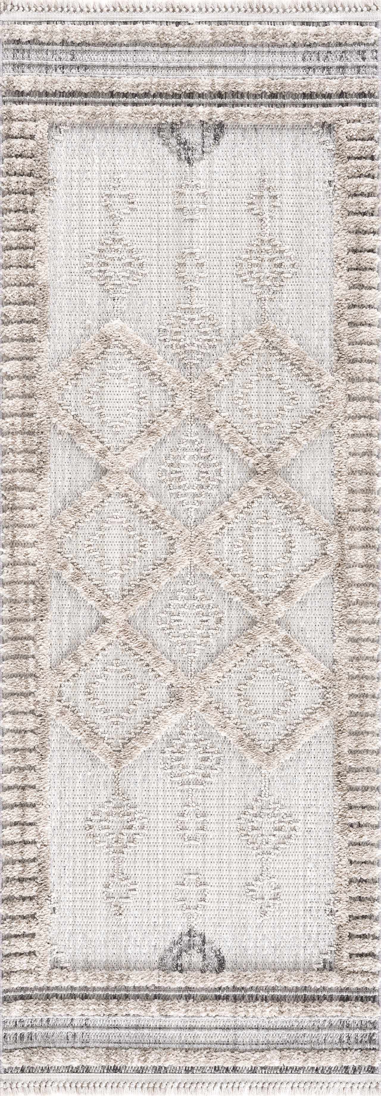 Amaga High-Low Rustic Rug - Tree of Life