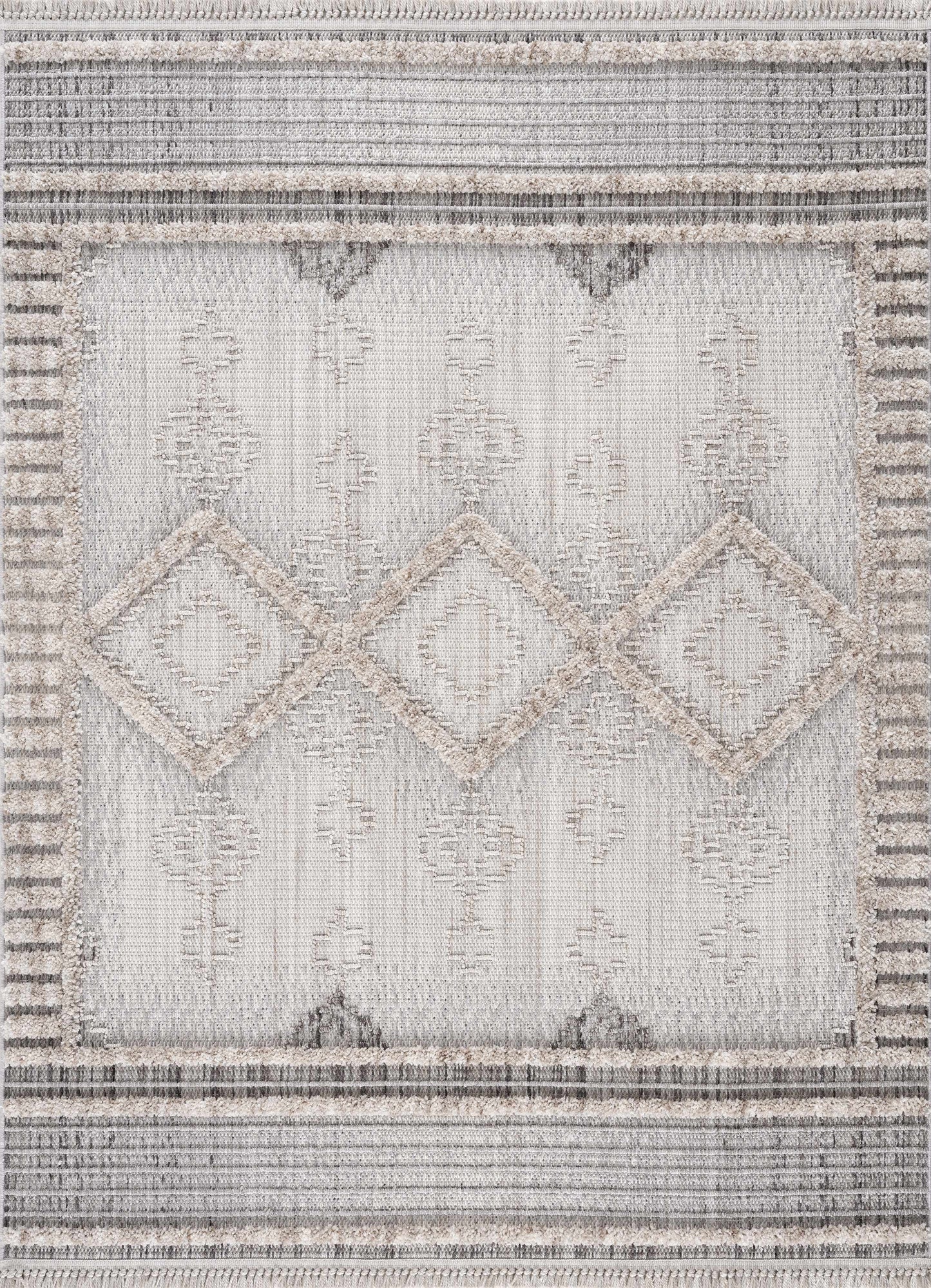 Amaga High-Low Rustic Rug - Tree of Life