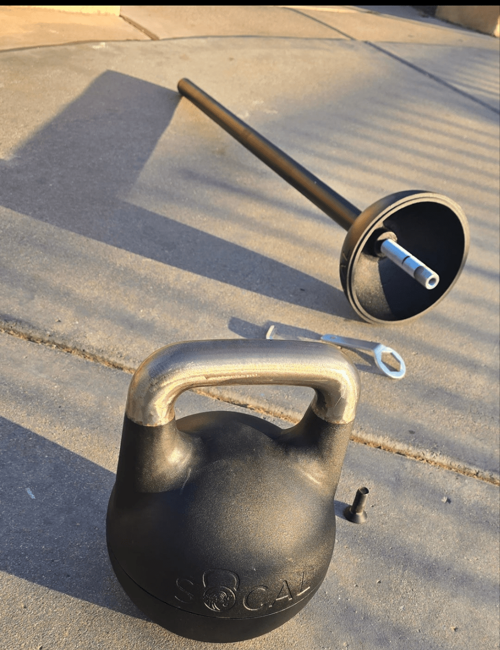 Adjustable Mace Handle for use with 12-32 kg Adjustable Competition Kettlebell - Tree of Life