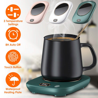 Auto Shut Off USB Coffee Mug Heating Plate with 3 Temperature Setting - Tree of Life