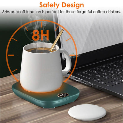 Auto Shut Off USB Coffee Mug Heating Plate with 3 Temperature Setting - Tree of Life