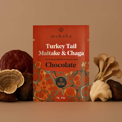 Forest Reserve™ Turkey Tail, Maitake, & Chaga Mushroom Chocolate Squares - Tree of Life