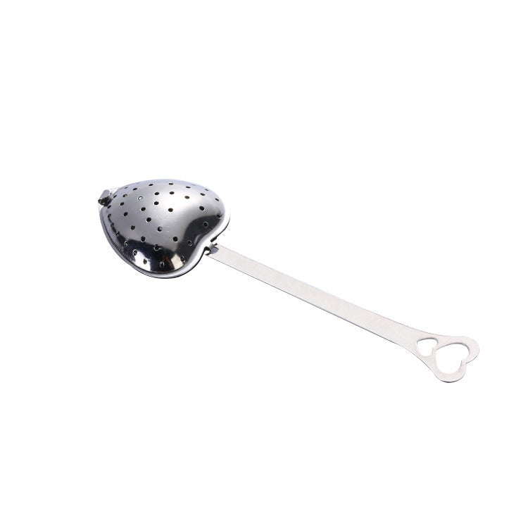 Stainless Steel Tea Filter With Chain Metal Herb Spice Strainer Spoon Heart Shaped Tea Infuser Seasoning Ball Teaware - Tree of Life