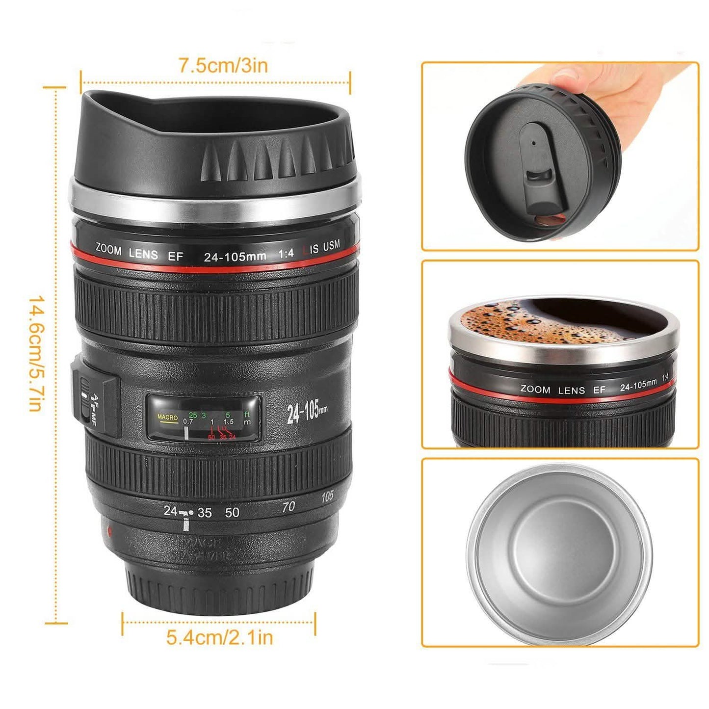 Camera Lens Coffee Mug Cup 13.6oz - Tree of Life
