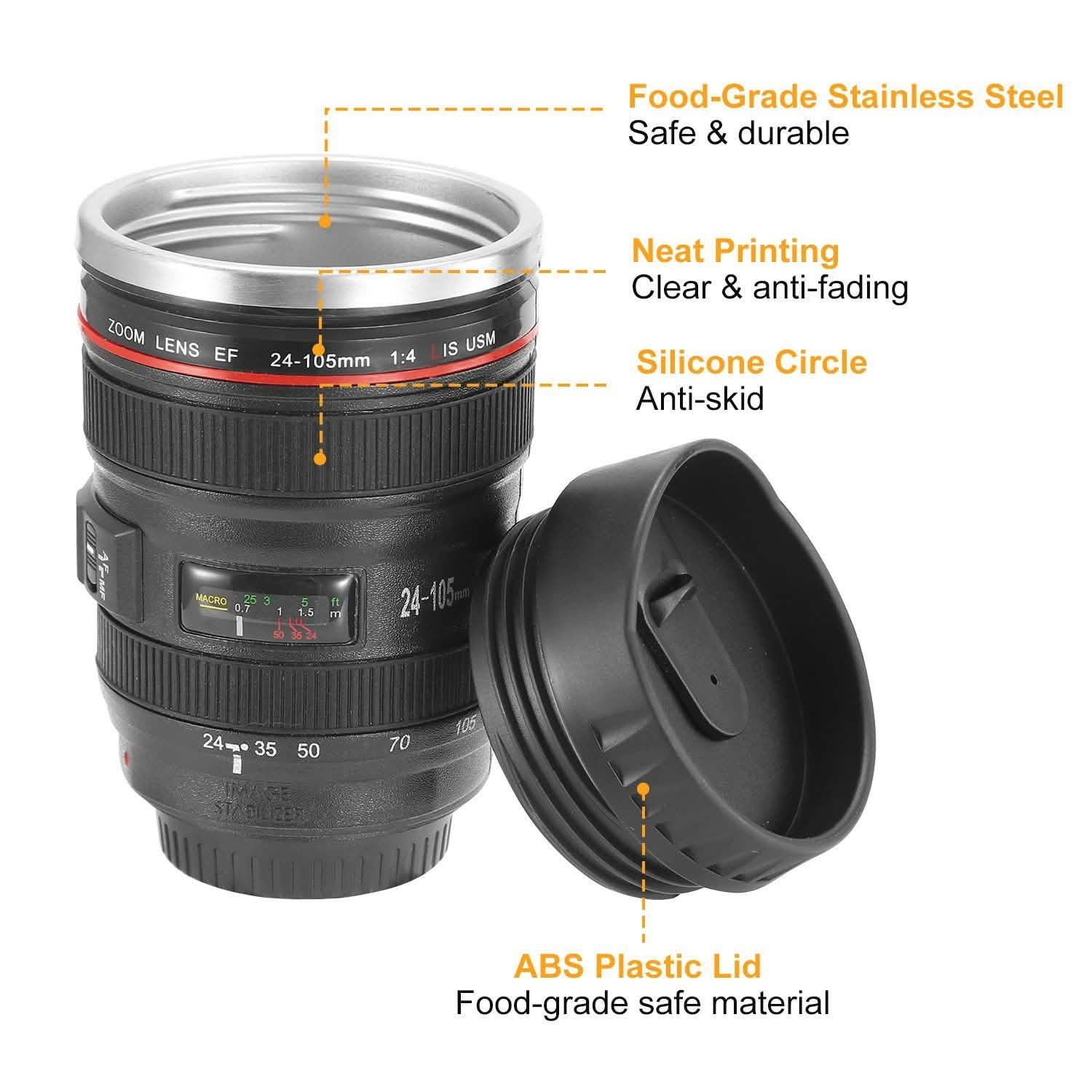 Camera Lens Coffee Mug Cup 13.6oz - Tree of Life