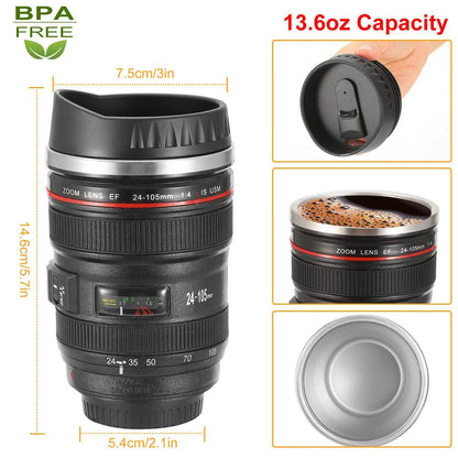 Camera Lens Coffee Mug Cup 13.6oz - Tree of Life