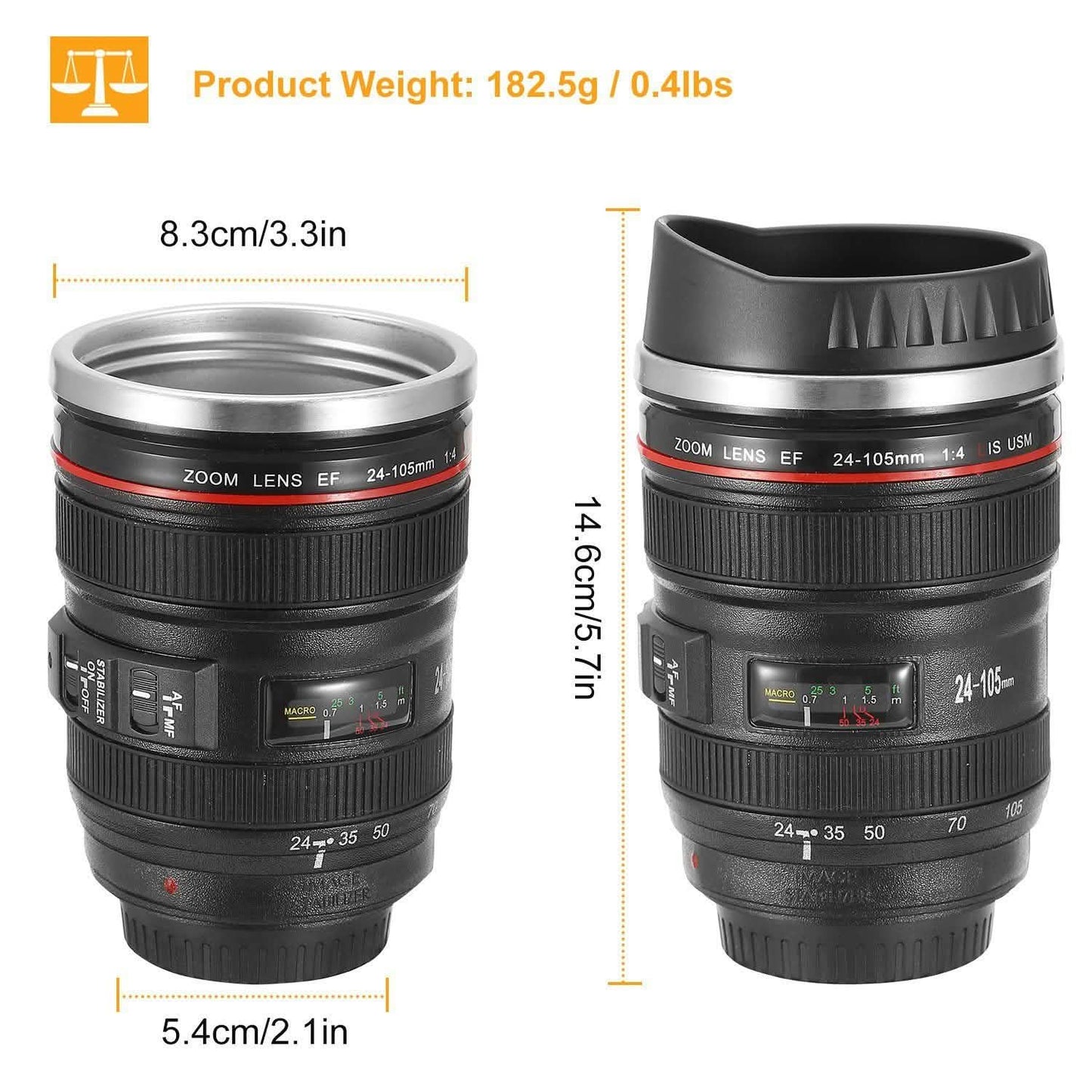 Camera Lens Coffee Mug Cup 13.6oz - Tree of Life