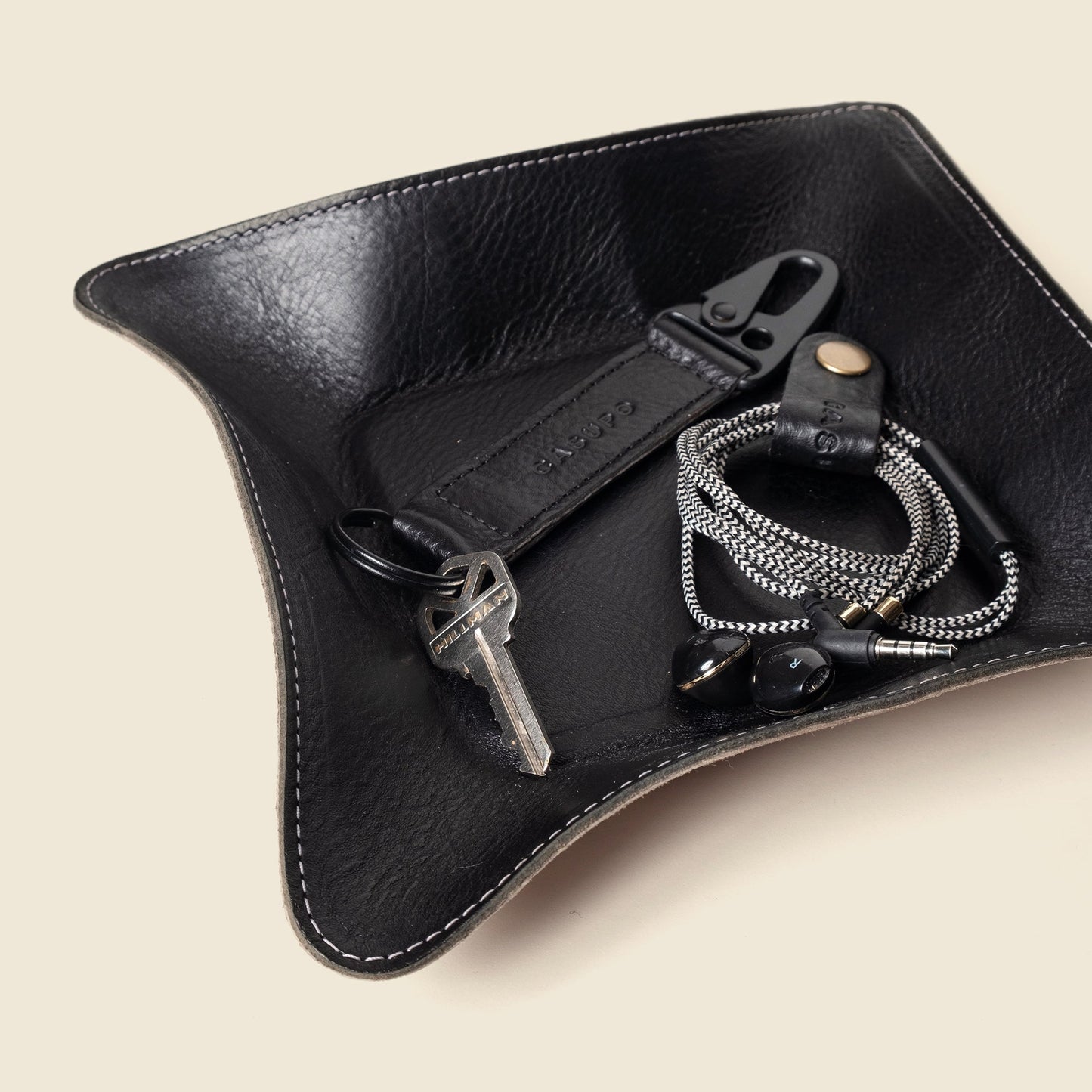 Travel valet tray - Black - Tree of Life