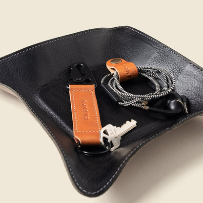 Travel valet tray - Black - Tree of Life