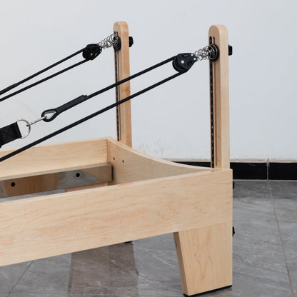 Classic Professional Solid Wood Pilates Reformer - Tree of Life