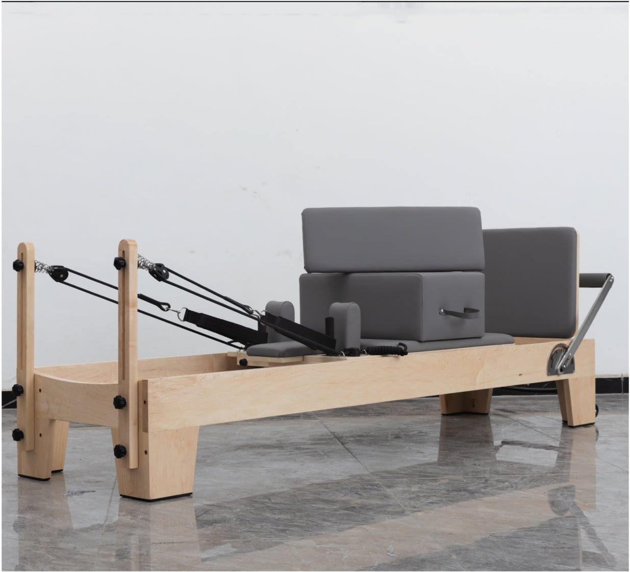 Classic Professional Solid Wood Pilates Reformer - Tree of Life