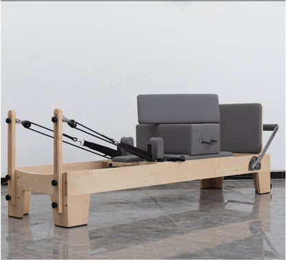Classic Professional Solid Wood Pilates Reformer - Tree of Life