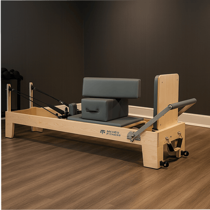 Classic Professional Solid Wood Pilates Reformer - Tree of Life